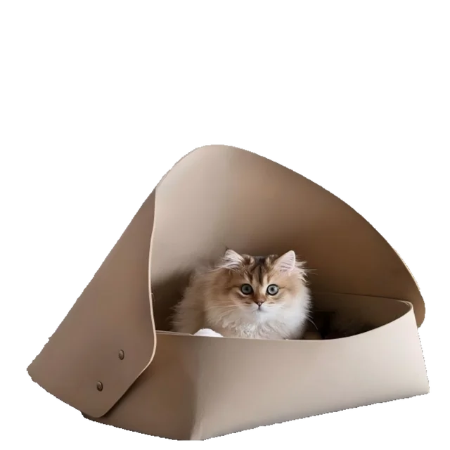 Felt Bed for Cats House With Breather Hole Dog Bed Interactive Play Toys for Cats to Hide 2 in 1 Tunnel for Cats Bed 5