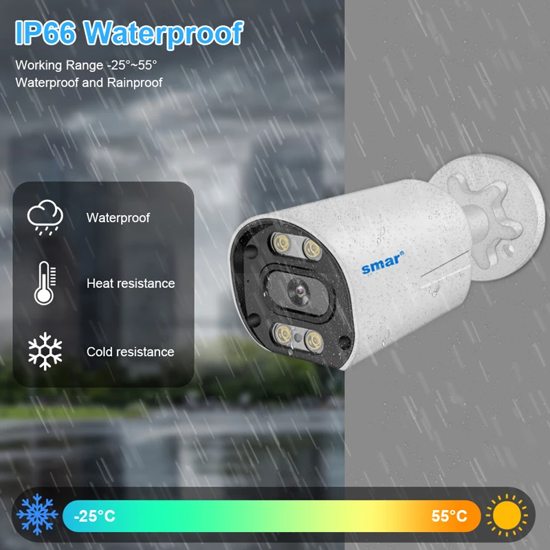 Smar 4K 8MP POE 보안 카메라 시스템 8채널 NVR 12인치 LCD 내장 모니터 플러그 앤 플레이 AI 얼굴 인식 오디오 녹음 H265 ICSee