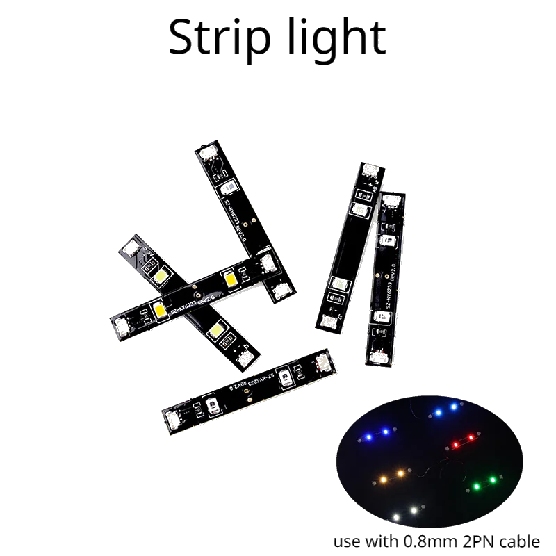 Light Accessories for DIY Model Blocks Connect Cables Power Supply Sockets Power Splitter Bit light USB Cable Strip Light 3