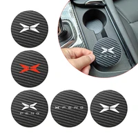 68 MM Car Water Coaster Pads Cup Mats For Xpeng Xiaopeng P7 P7i X9 G3 G3i G6 G9 P5 X2 N5 F30 H93 Beta 2019 2020 2021 2023 2024+ 1