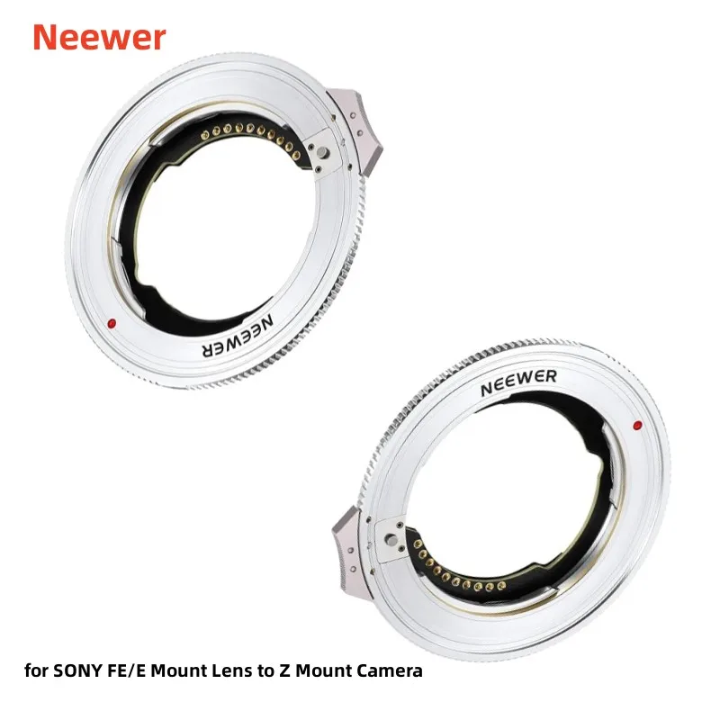 

Neewer NW-ETZ Lens Adapter Auto Focus Converter for SONY SIGMA FE E Mount Lens to Nikon Z Mount Cameras Z6 Z7II ZFC Z8 Z9 Z30