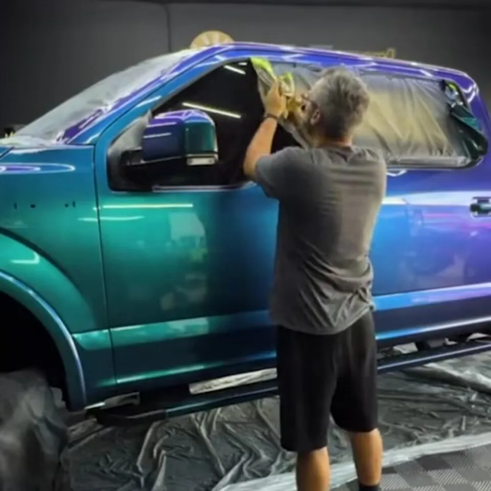 BulkUltraFineIntenseColorChangeCarPaintAutomotivePaintsChrome