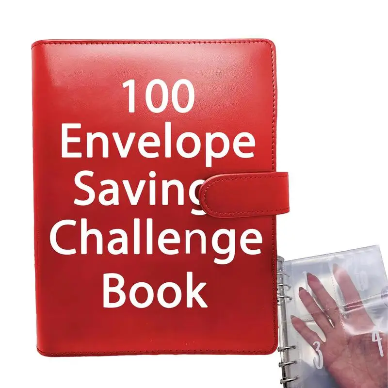 

Папка для денег, 100 конвертов, портативная, водостойкая