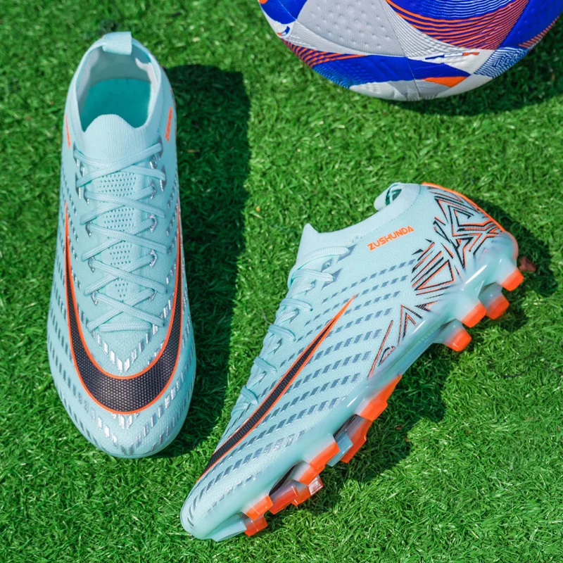 Men's Soccer Shoes TF/FG Non-Slip Turf Soccer Cleats Personalized Design Sport Shoes Casual Sneakers Fashion Football Boot 35-45