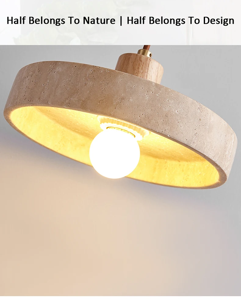 Lámparas Colgantes Japonés Wabi Sabi Lámpara De Piedra De Cueva