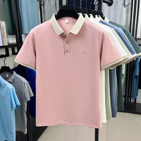 Designer marque mercerisé coton manches courtes polo shirt été nouveau style coréen Casual hommes t - shirt mode imprimé confortable respirant TOP 6
