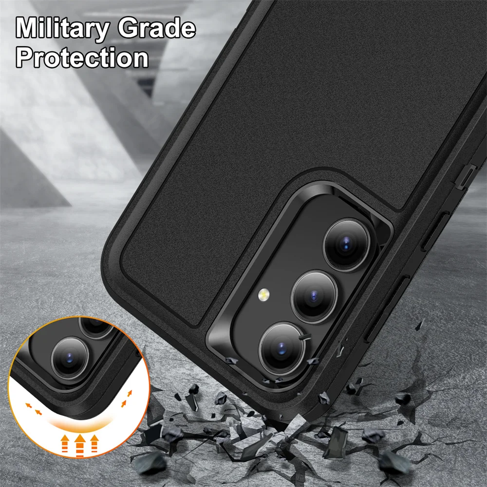 Heavy Duty Shockproof Rugged Protective Case with Full Coverage