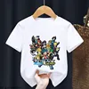 2024 Beyblade Burst Evolution Print Kids T Shirt Girls Summer Tops Baby Boys Clothes Cartoon Children Short Sleeve T-shirt 2
