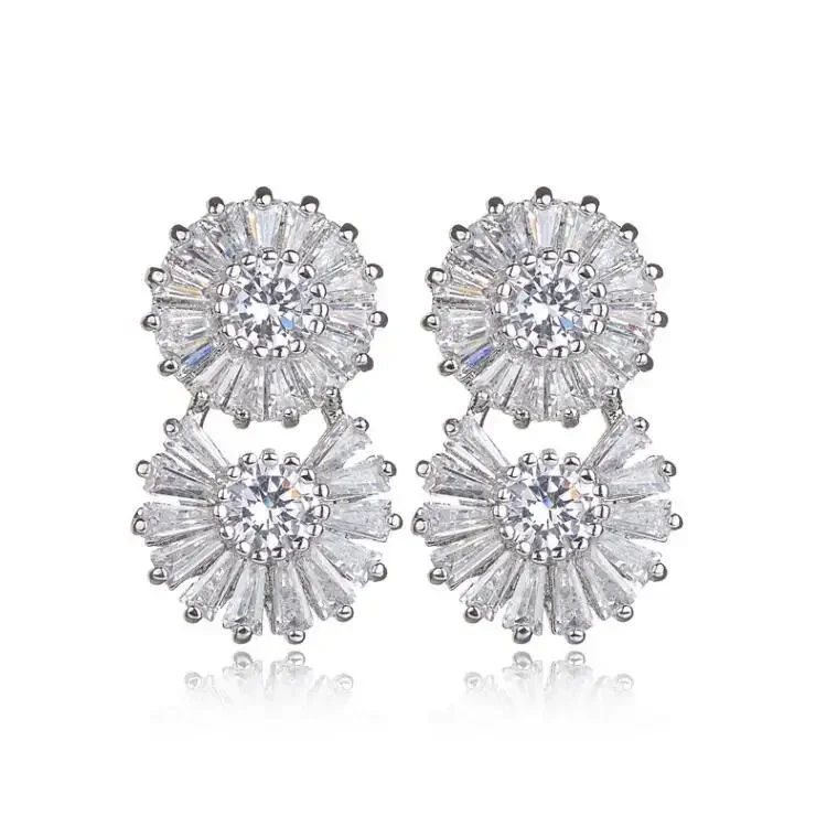 

Оптовая продажа, Очаровательные Кристаллы из серебра 925 пробы от Swarovski, свадебное ожерелье, серьги, браслет для женщин, Аутентичные ювелирные изделия, подарок для девушки