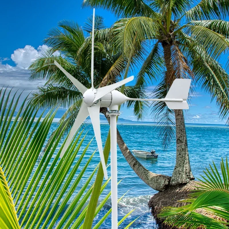 10kw 10000W 12V 24V 48V Horizontal Wind Turbine Generator Windmill Off Grid System Free Energy High Efficency Low RPM