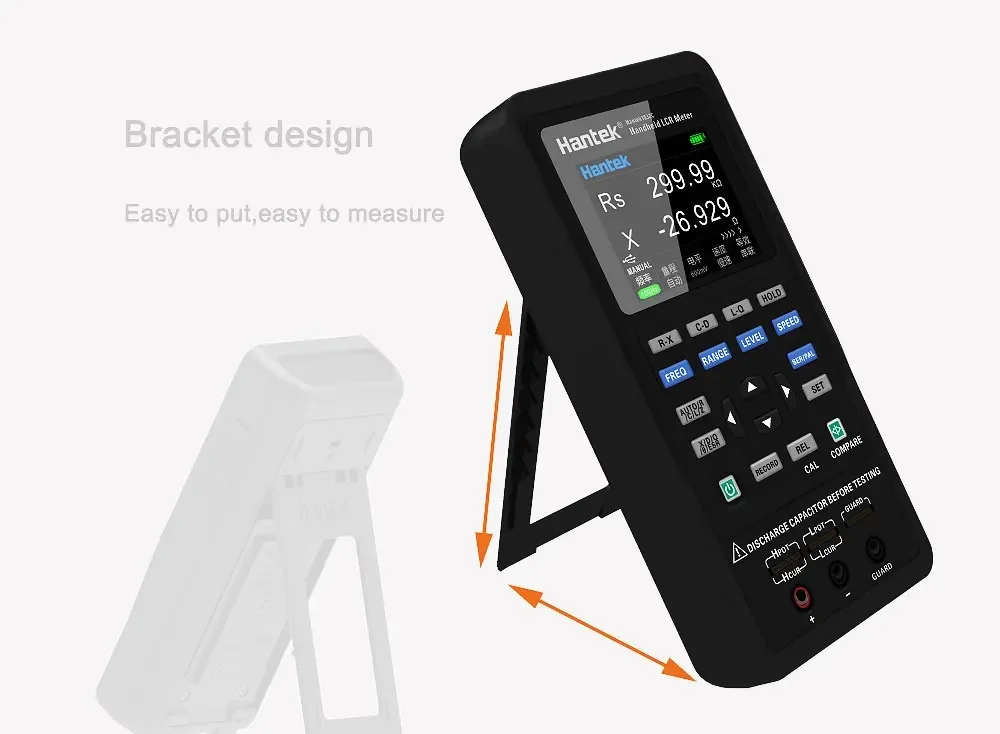 Hantek 1832C /1833C Portable Digital Bridge LCR Inductance Capacitance Resistanc