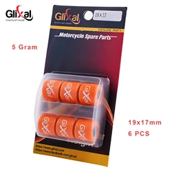Glixal High - Performance Racing CVT Variator Roller Weights Set for Scooters (19x17mm - 5g)