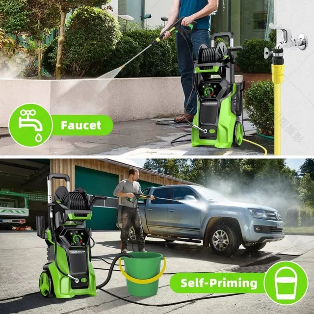 Electric Pressure Washer 4800 PSI 3.2 GPM High Power Washer with 4 Different Tips, 1800W Pressure Cleaner Machine for Car,Patios 3