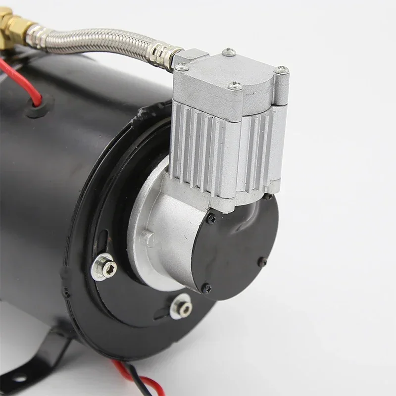 120 PSI 12/24V DC Onboard Air Horn Compressor System Kit Suitable for Truck Cars SUV Boat Tractor RV Off-Road Vehicle Subwoofers
