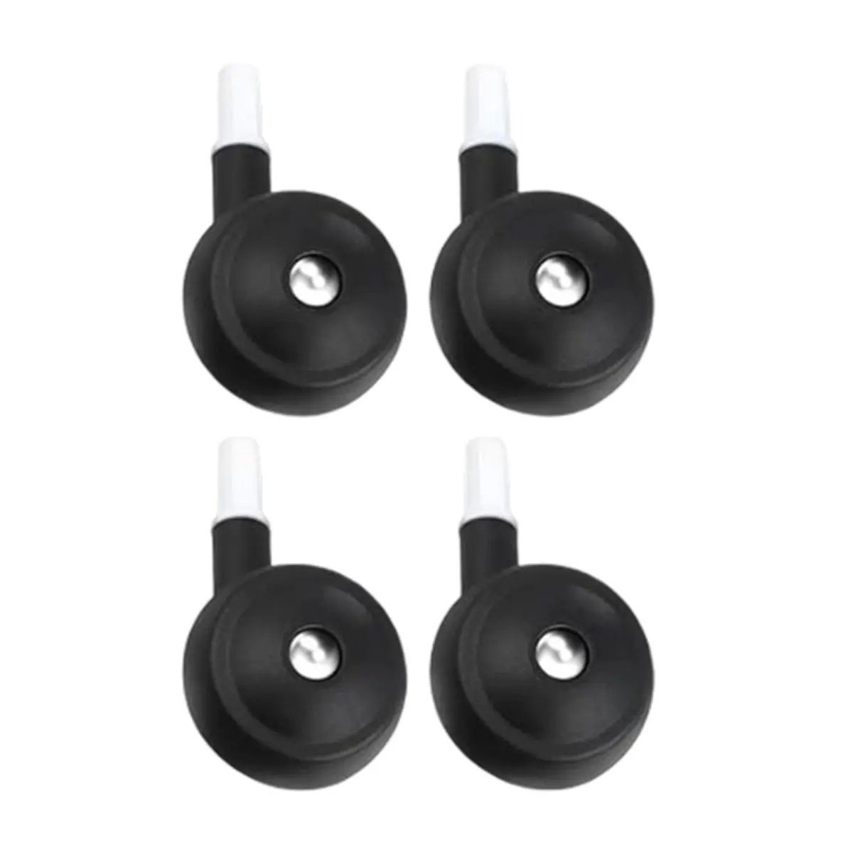 (WSFS) 4pcs 베이비 워커 교체용 바퀴 워커 휠 액세서리 플라스틱 캐스터 트렌드 유모차용 범용 스템 마운트