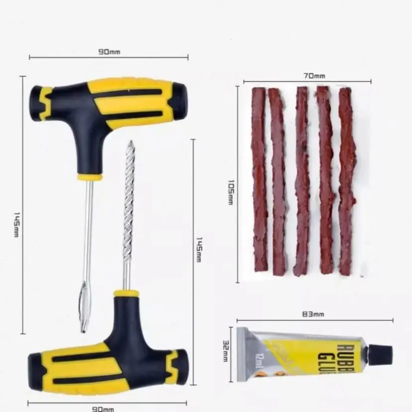 Car Tire Repair Tool Set Small Car Tire Repair Special Electric Vehicle Vacuum Tire Quick Tool