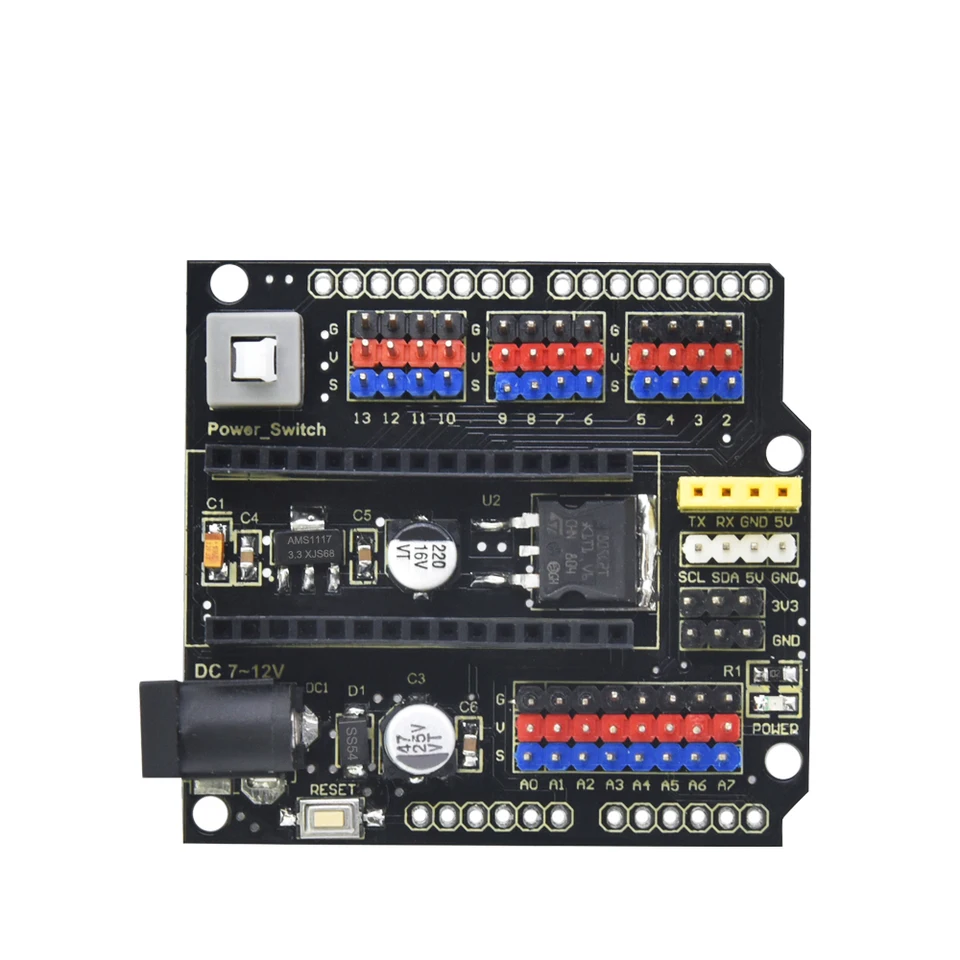 3 Cartes D'extension Nano Breakout Board Pour Arduino Nano – Pour Prototypage, Câblage Facile, Sans Soudure