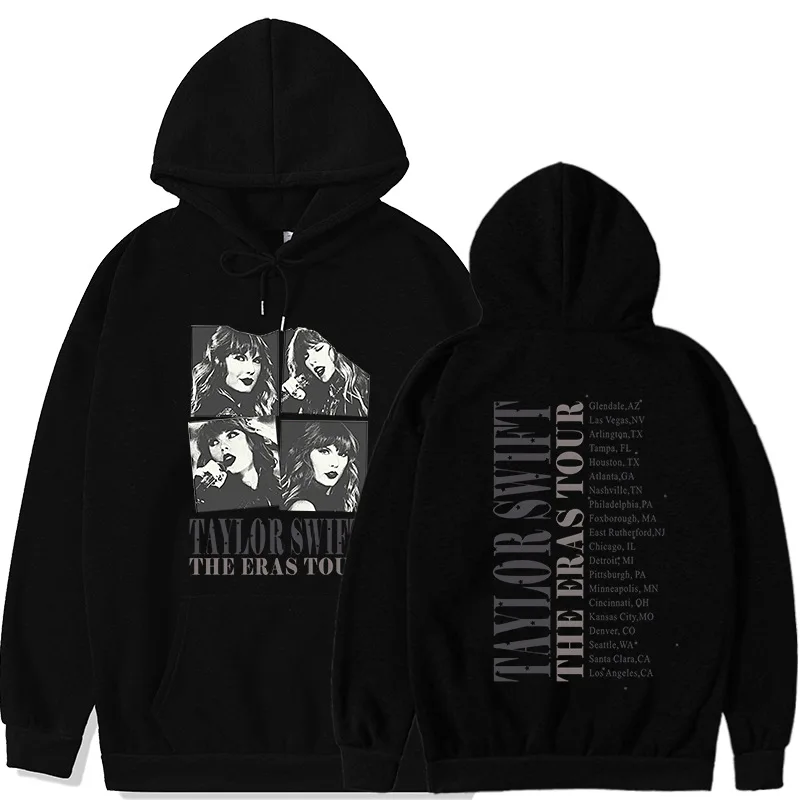 

Taylor The Eras Tour Concert Gift For Fans Hoodies Midnight Album Swift Print Sweatshirt Women Men Pullover Hooded y2k Clothes