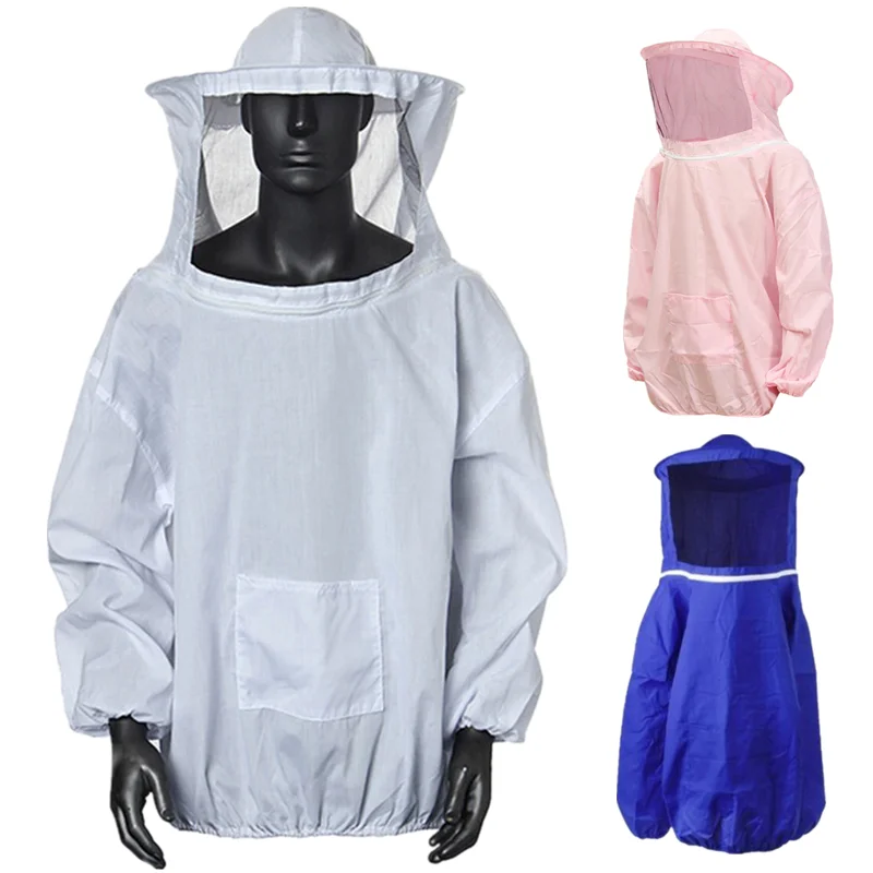 Siamese Beekeeping Suit Bee Clothes with Hat Anti-bee Suit Anti-bee Bite Equipment Farming Protective Jacket