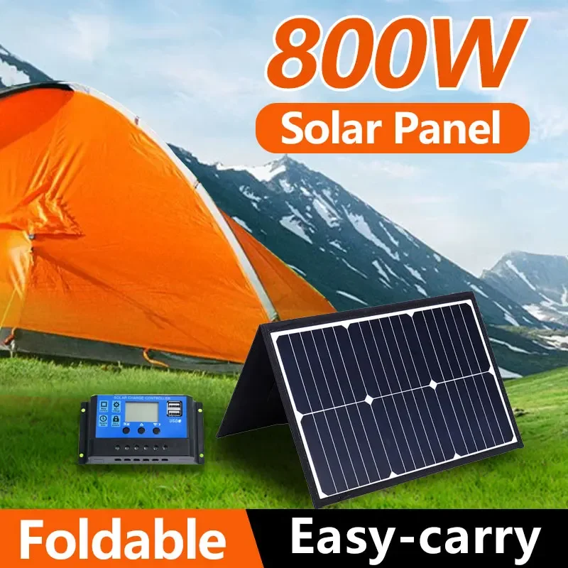 800W Solar Panel Kit – Foldable Off-Grid Power System