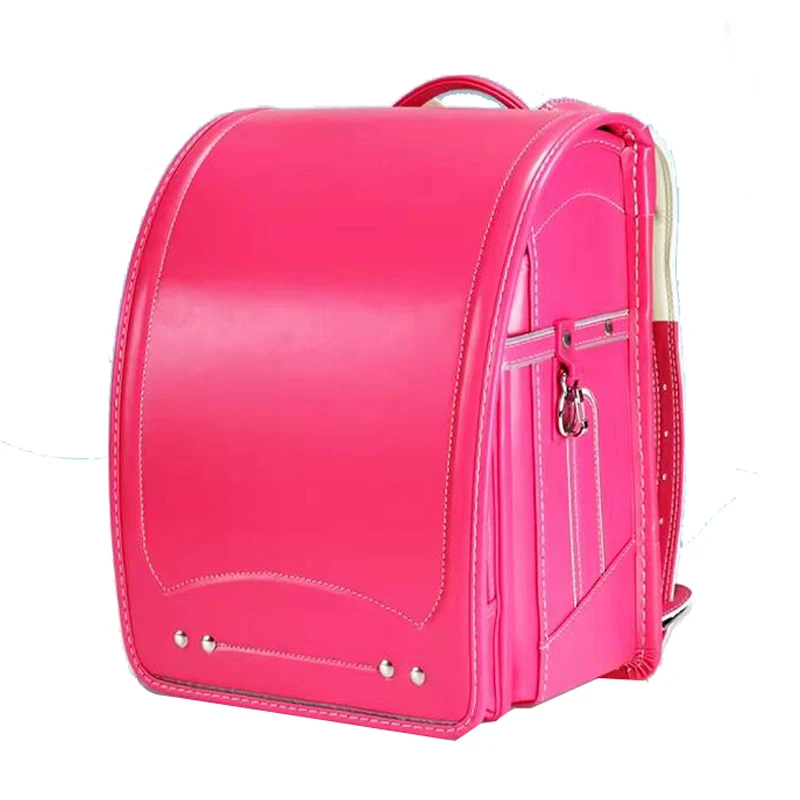 

Girls Backpack for Kids Waterproof PU Leather School Bags Children Metal Buckle Flap Japanese Backpacks Luxury School Bag Gift