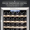 34 Bottle Compressor Wine Cooler Refrigerator w/Lock | Large Freestanding Wine Cellar For Red, White,Champagne or Sparkling Wine 3