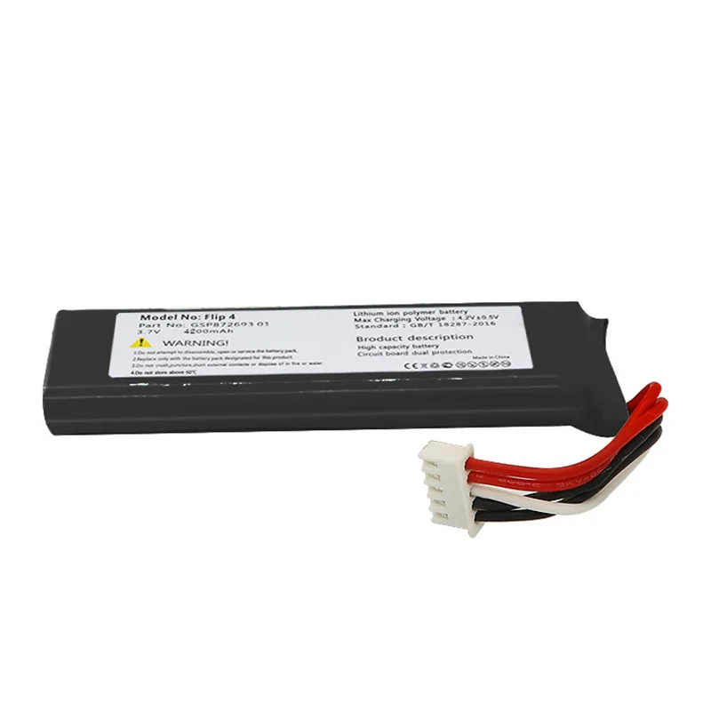 Atualizar 3.7v 3000 4200 7000mah Bateria Gsp872693 01 Mais Ferramentas para Bateria Jbl Flip Flip4 Edição Especial - Image 5