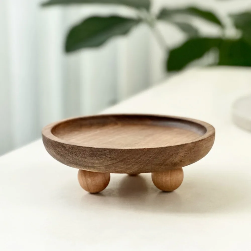 Elegant Wooden Oval Tray,Dessert/Candle/Key Storage - Perfect Gift for Any Occasion 5