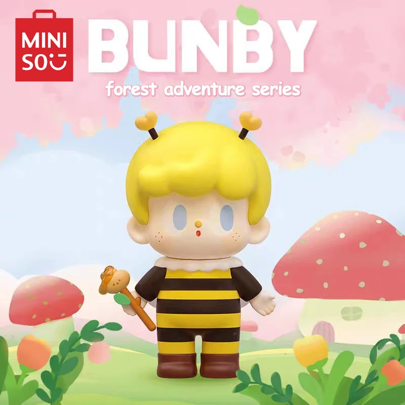 

MINISO Blind Box Bunby Forest Adventure Series Genuine Children's Toy Kawaii Birthday Gift Anime Christmas Mystery SurpriseModel