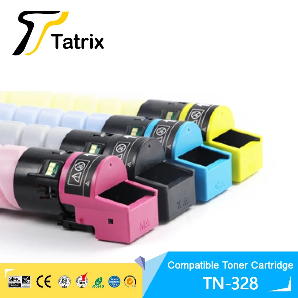 Cartuccia Toner A Colori Laser Compatibile Tatrix Tn328 Tn-328 Tn 328 Premium Per Stampante Konica Minolta C250I C300I C360I