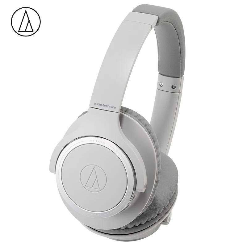 100% Original Audio Technica ATH-SR30BT Wireless Bluetooth Earphone  Bluetooth 5.0 Rotatable Folding Music Earphone