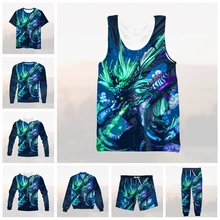 

vitinea New 3D Full Print Fantasy dragon T-shirt/Sweatshirt/Zip Hoodies/Thin Jacket/Pants Four Seasons Casual P22