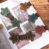 Genuine Leather Magnetic Bookmark Clip Multifunctional Book Markers Holder Accessory Double-Sided Book Pages Divider Stationery 5