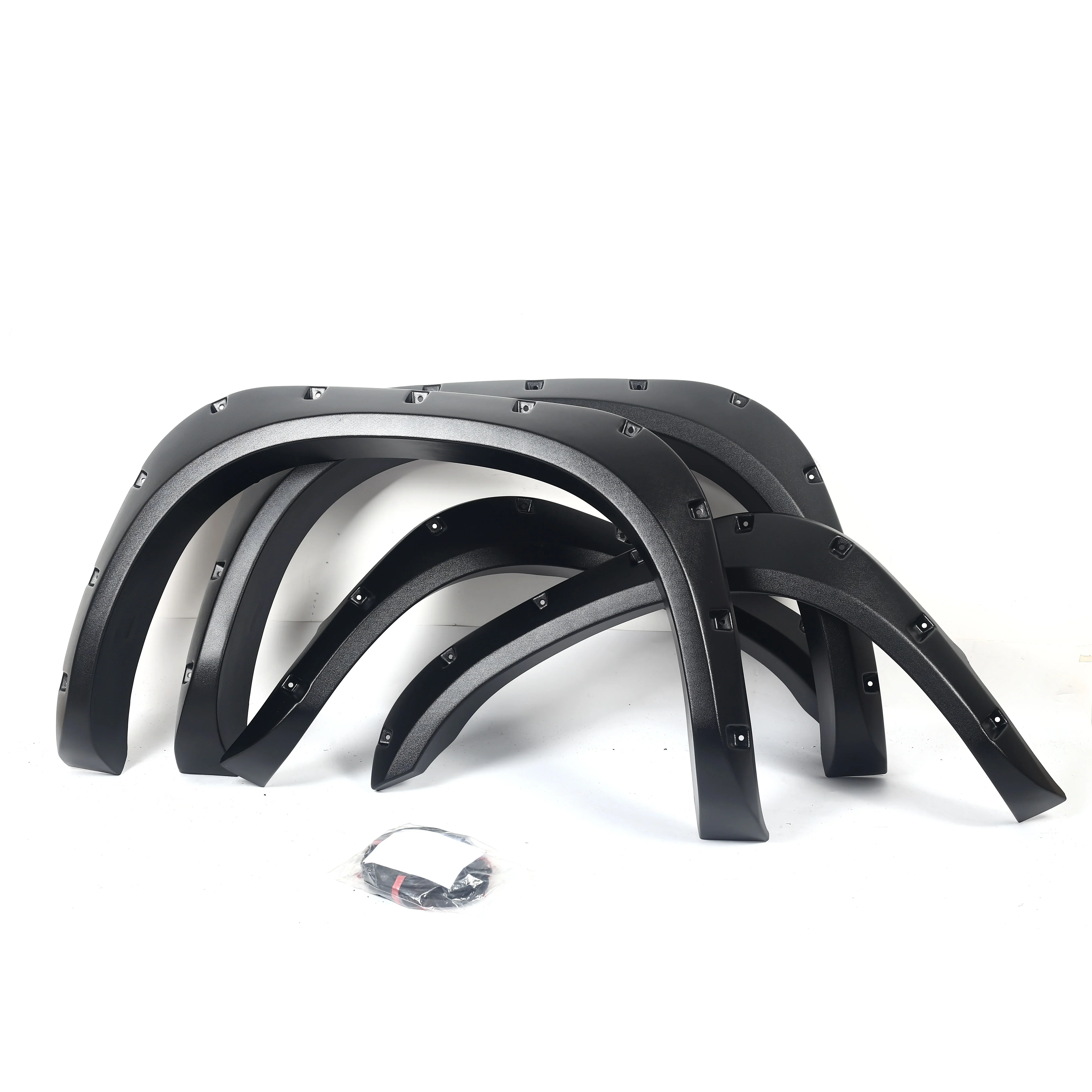2009-2023 Ram 1500 Classic Flares KUAFU 4-Piece Fender Flares For 2009-2023 Dodge Ram 1500 Classic - Black, Pocket Rivet Style | Wheel Arch Protection & Stylish Look Pocket Style Fender Flares