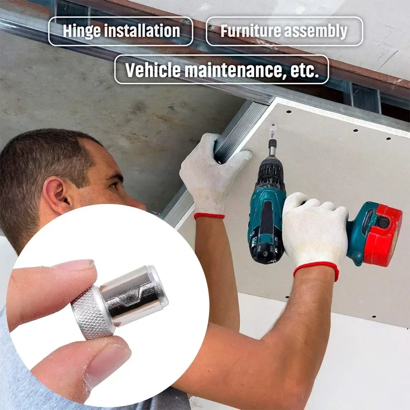 Magnetic Ring Screwdriver Bit Holders Cross Phillips Magnet Strong Magnetizer Removable Part Adapter Screw Driver Power Tools