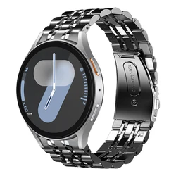 Premium Stainless Steel Metal Bracelet - Watch 7654 (Black)