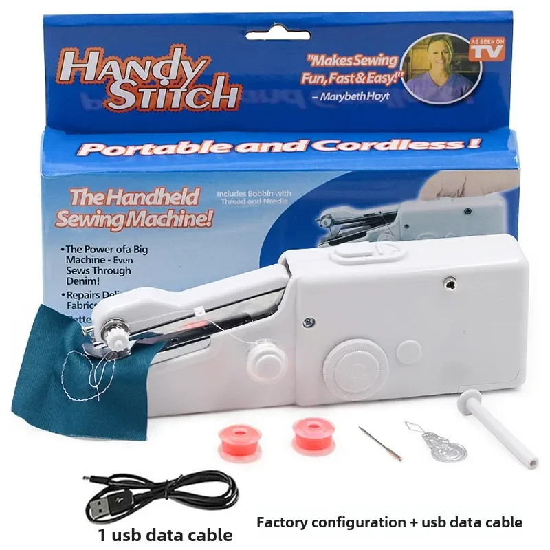 CS101B Hand-held Portable Sewing Machine Handystitch Multi-functional Household Mini Hand Electric Sewing Machine 3