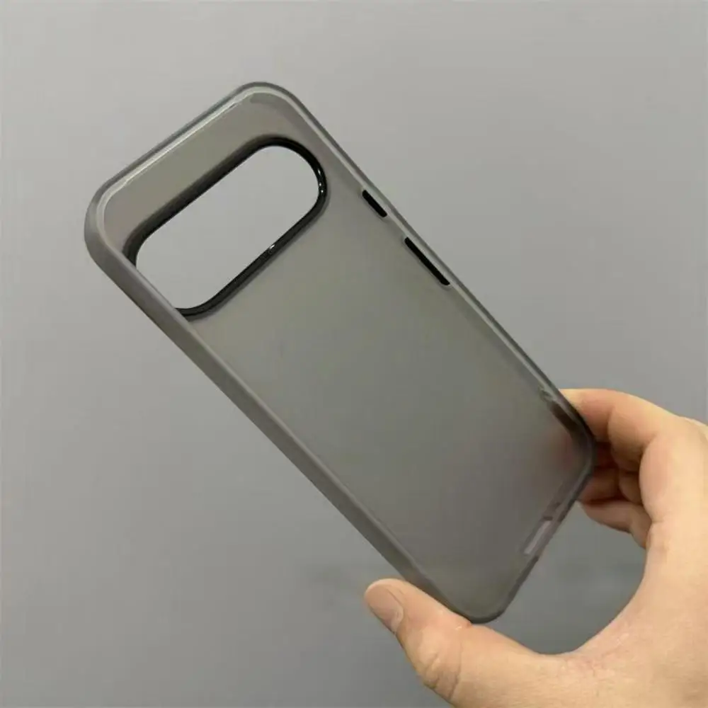 Frosted Fashion Candy Color Soft Bumper Phone Case with Protective Frame and Independent Button Cover
