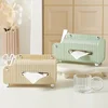 Paper Towel Box Multifunctional Desktop Remote Control Storage Paper Drawer Home Living Room Dining Room Coffee Table Decoration 3