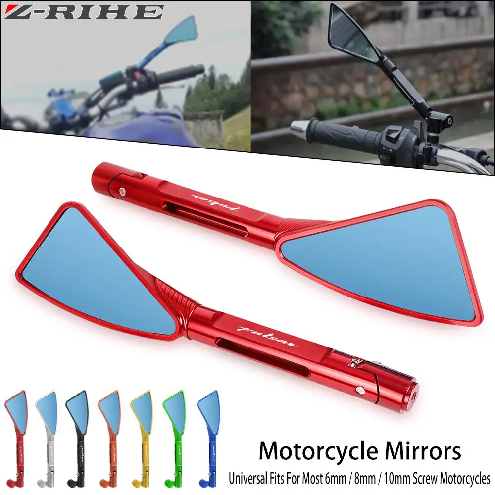 Universal Mirror Motorcycle Accessories Aluminum Rearview Side Mirrors