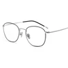 Metal Anti-blue Light Computer Glasses Women Men 1.56 Aspherical Myopia Lens Prescription Eyeglasses 0 -0.5 -0.75 -1.0 To -6.0 3
