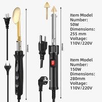 110V/220V Plastic Welder Tool Kit Professional Plastic Welding Gun Bumper Repair Portable Plastic Welder Soldering Iron Kit 2