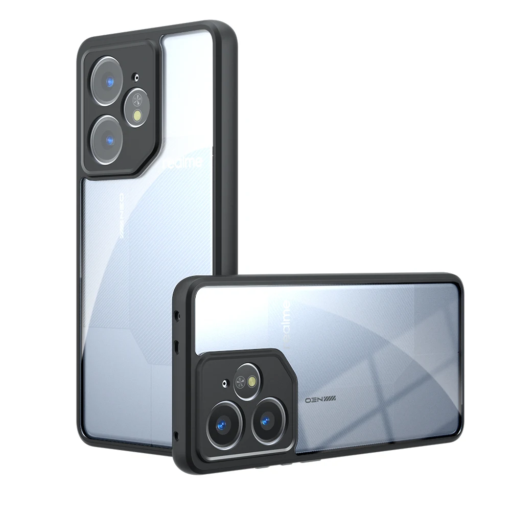 Enhanced Protective Frosted TPU and Acrylic Case with Anti-Drop Air Bag Design