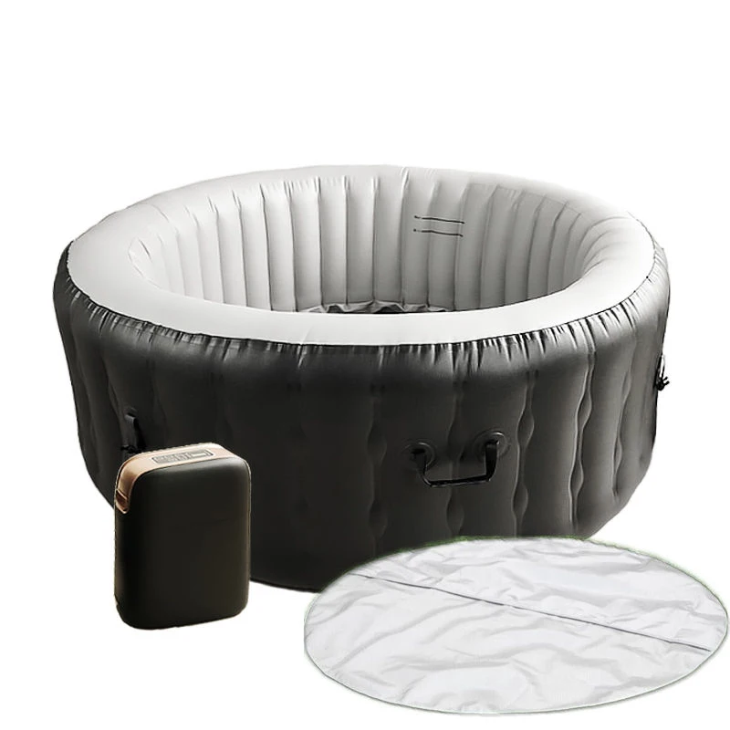 Hot Tubs and SPAs Outdoor Hot Tub SPA Water Sports Pool 2-4 Person Round Outdoor Whirlpool Bathtub Pool Inflatable Tub SPA