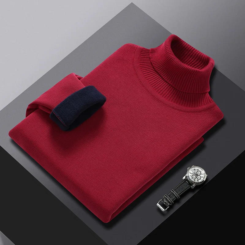 Sweaters men 2023 Winter new style mens thick warm sweater men youth O-neck sweaters autumn Men\'s wool pullovers size M-5XL