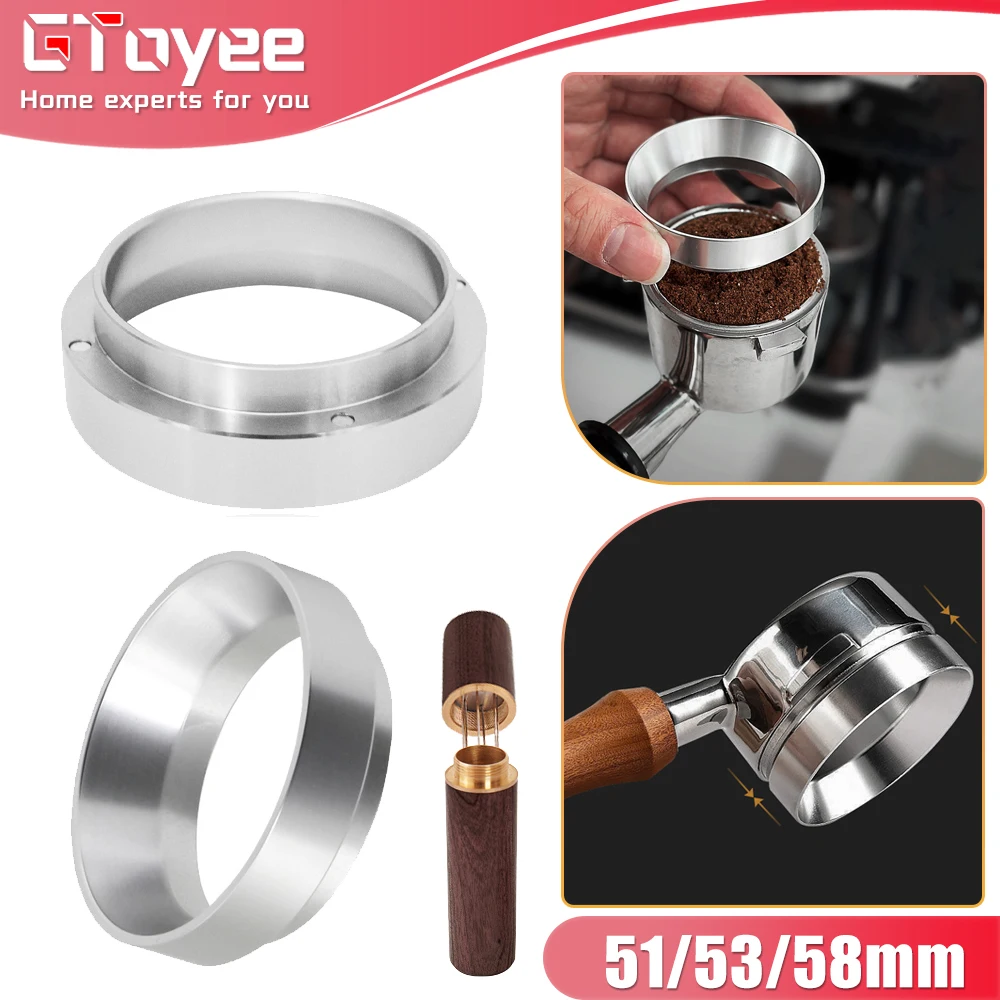 Anillo Dosificador De Café De Aluminio - 51 Mm, Para Portafiltros, Evita Derrames, Fácil De Usar