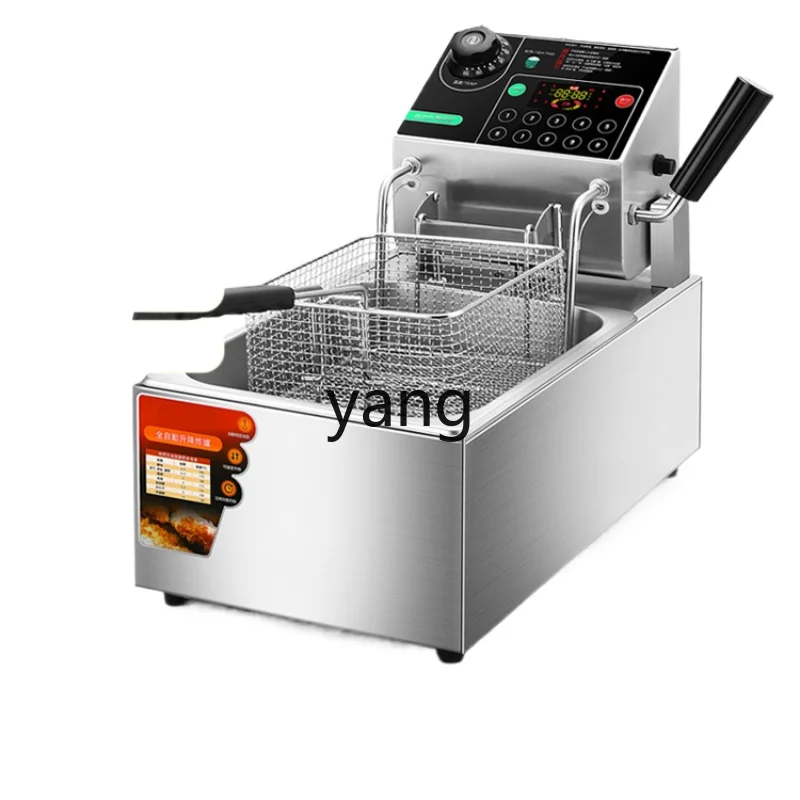 CX Commercial Timing Single and Double Cylinder 220V Intelligent Automatic Lifting Electric Fryer
