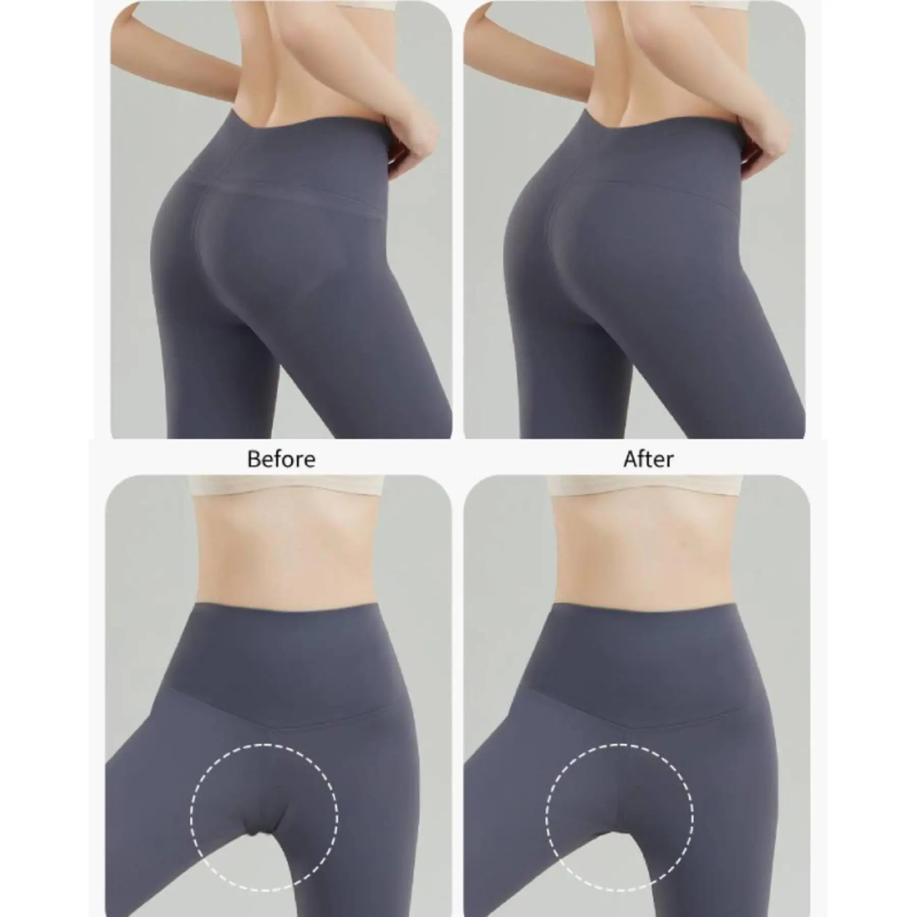 Women's Underwear Women's camel toe cover concealer Thong Seamless underwear for fitness leggings Yoga
