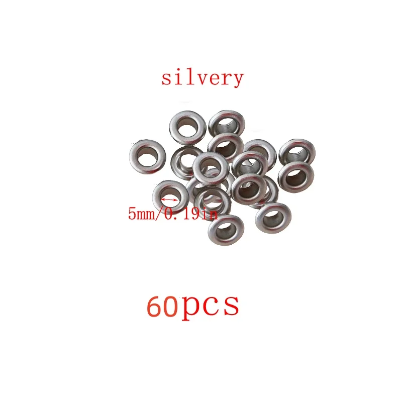 60pcs silvery