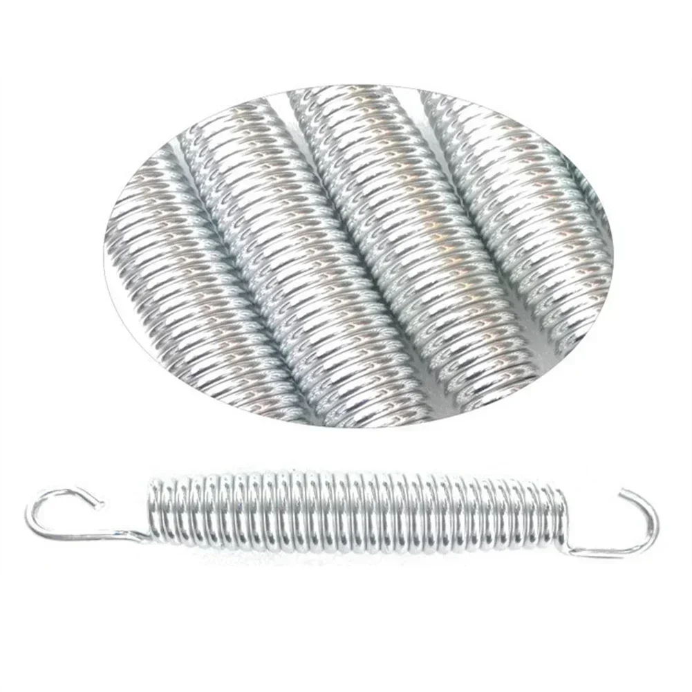 Trampoline Springs 10pcs 70 Carbon Steel Corrosion-resistant Good Elasticity Uniform Force New Waist Drum Design High Strength